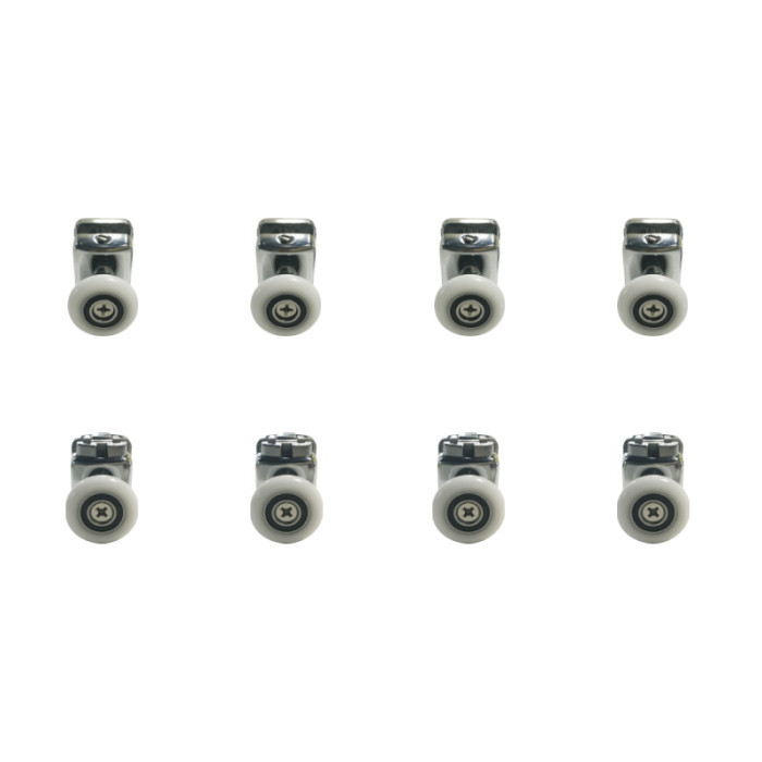 HL-B57 shower door rollers with compact single wheel structure