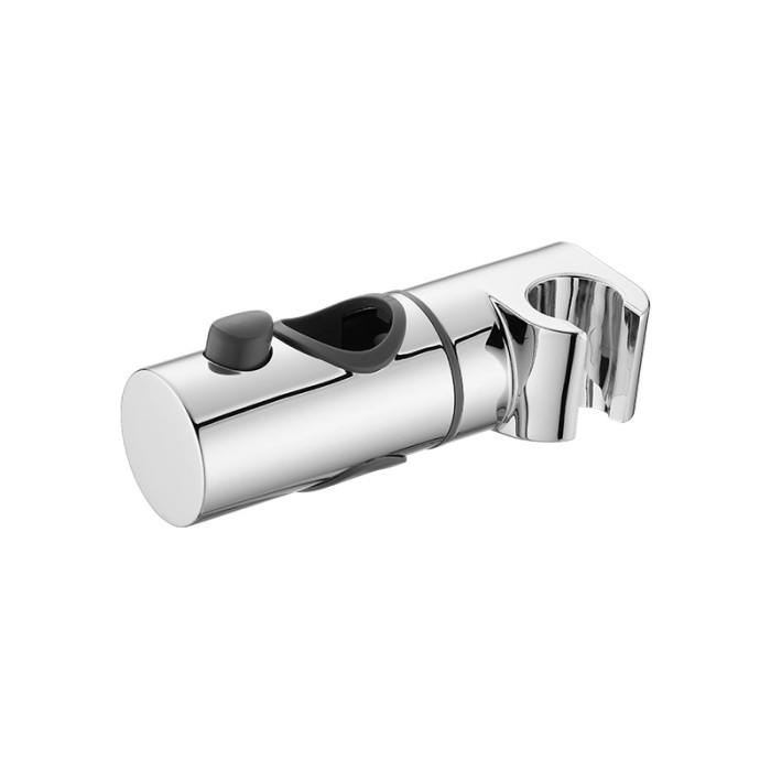 HT03 shower head holder with chrome sliding body and push button lock