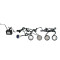Hot Tub LED Lights Kit L-02X4 | Only for Wholesale |  4 pcs Manual Control LED Lights for Massage Bathtub