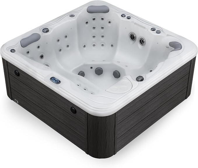 Plug-and-play rigid hot tub