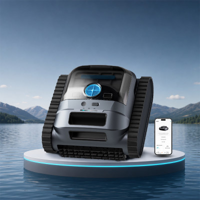 Robotic Pool Cleaner AQ-810 | Wholesale | Robotic Wall-Climbing and Waterline Cleaning System | Commercial Bulk Supply