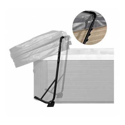 Spa Cover Lifter JZ-278-2 | Wholesale | Black-Finished Aluminum Lifter for Easier Cover Storage | Commercial Project Supply