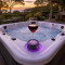Hot Tub Speaker LB-16CP | Wholesale | Illuminated Bluetooth Speaker with Wine Tray Holder | B2B Bulk Supply