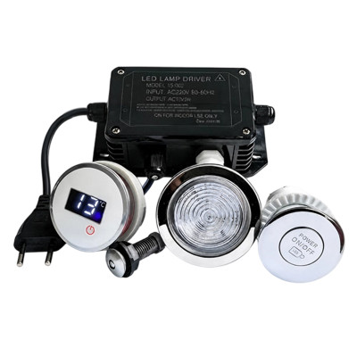 Hot Tub Sensor and Thermometer YY84-2 | Wholesale | 304SS Sensor Digital Display and D67 LED Light | B2B Bulk Supply