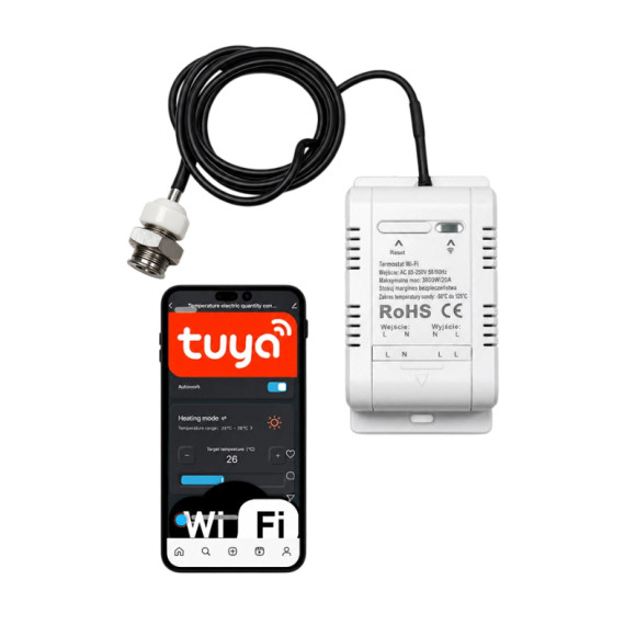 Hot Tub Thermometer YY28WF | Wholesale | Wi-Fi Spa Temperature Detector for Remote Checking | Commercial Distribution