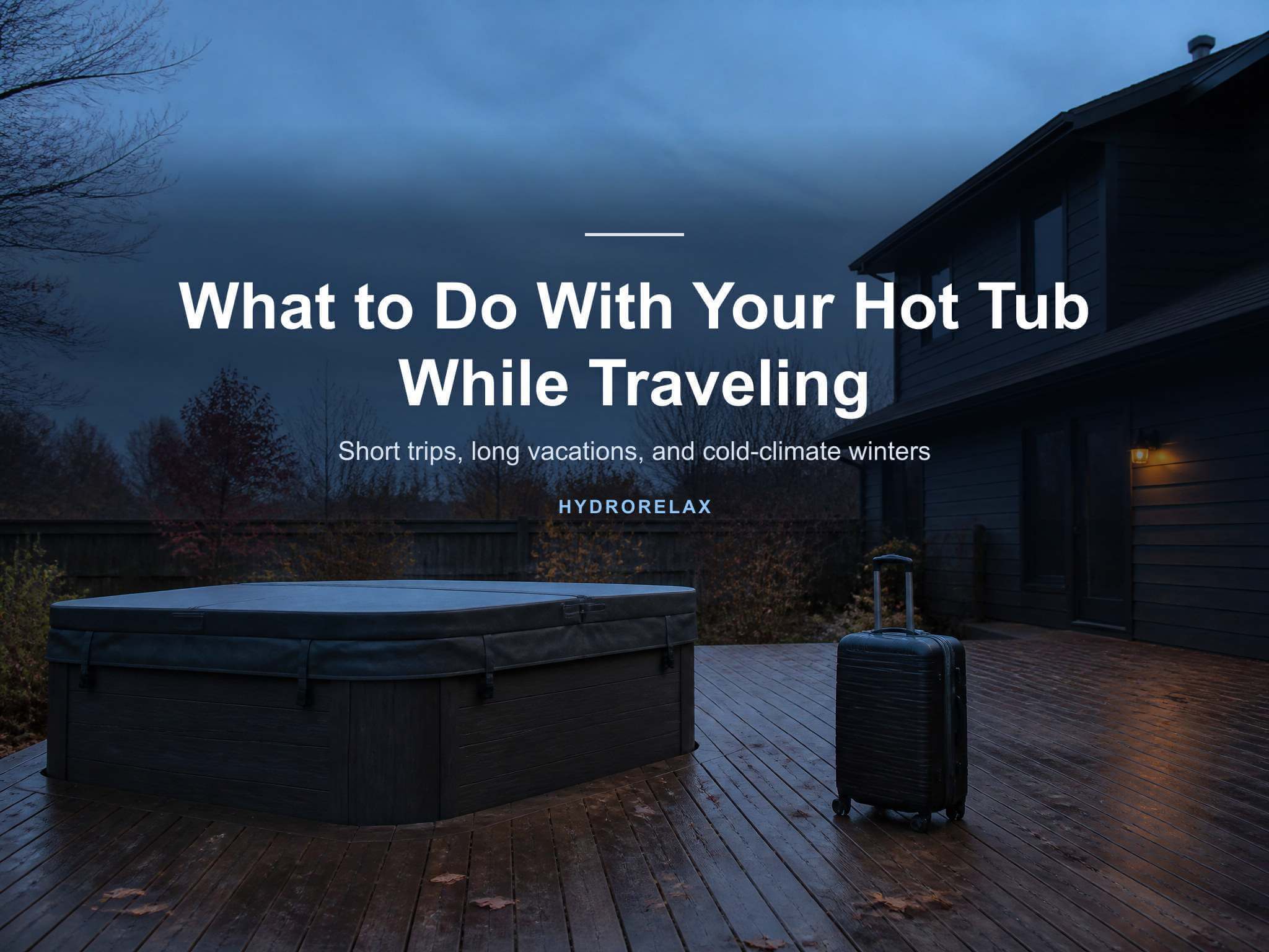 What to Do With Your Hot Tub While Traveling