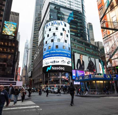 Hydrorelax Expands into the U.S. Wellness and Lifestyle Market with Nasdaq Times Square Campaign