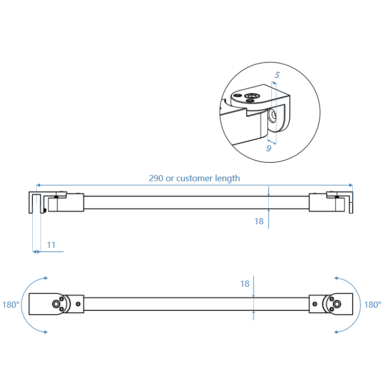 Shower Rod Wholesale