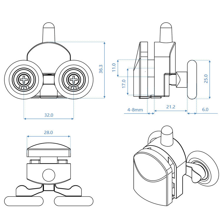 Shower Room Pulley Manufacturers