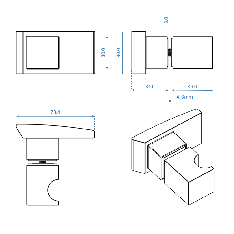 Handle for Shower Door Suppliers