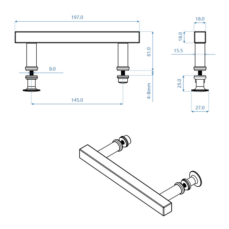 Shower Door Handle Manufacturers