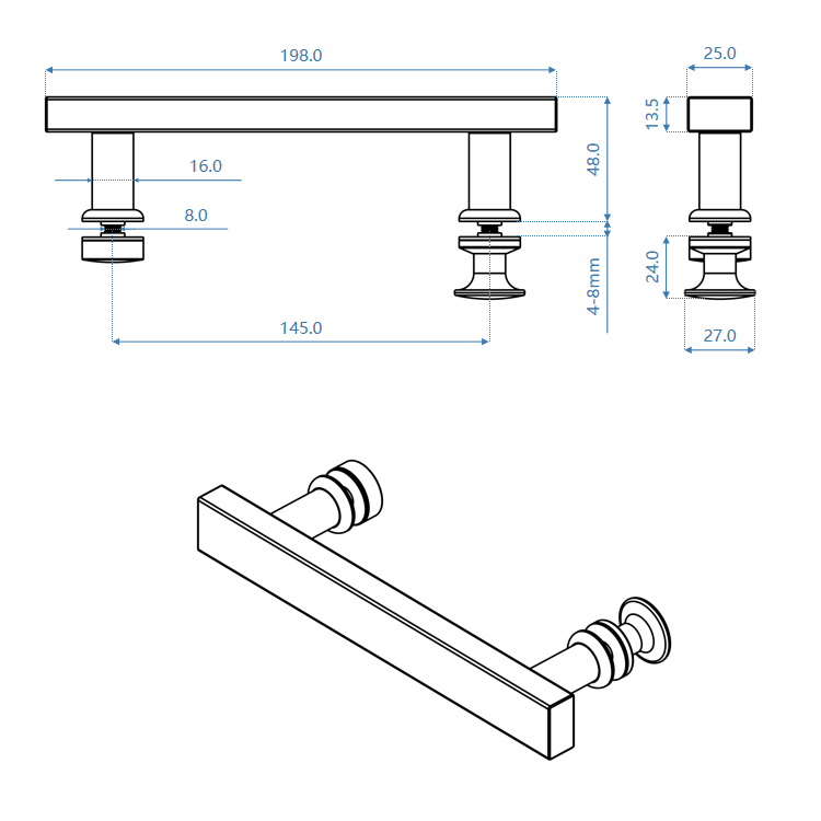 Shower Door Handle Manufacturer