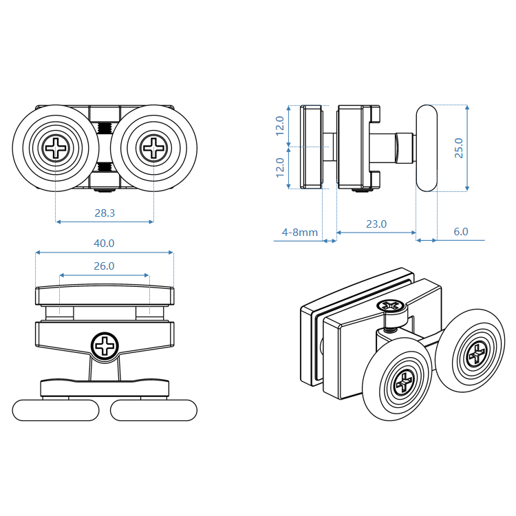 Shower Room Pulley Manufacturers