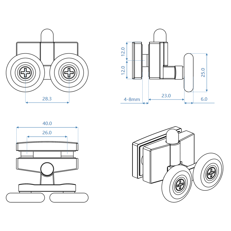 Shower Room Pulley Manufacturers