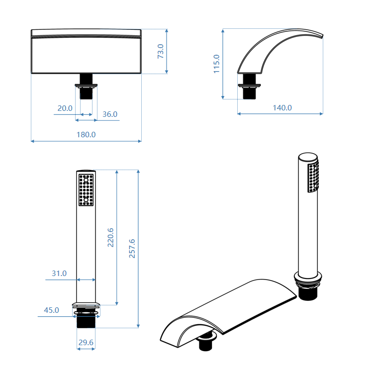 Bathtub Faucet Set Manufacturers