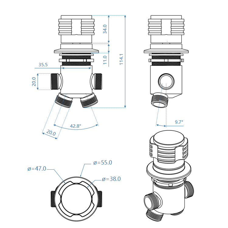 Shower Mixer Wholesales