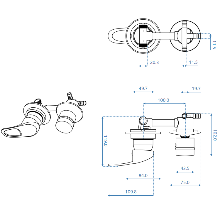 Shower Thermostatic Mixing Valve Suppliers