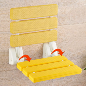 Shower Seat MYY724-1 | Shower Component Shower Seat | Wholesale Wall Mounted Folding Shower Chair ABS Non-slip Durable for Indoor Bathroom Stools and Chairs