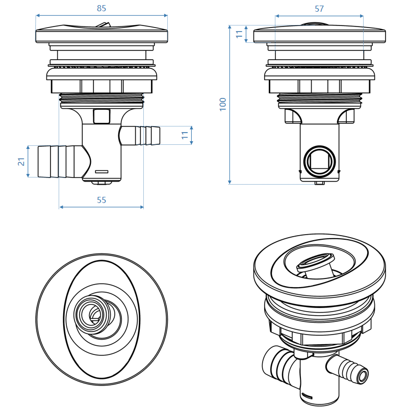 Hot Tub Spa Water Jets Suppliers