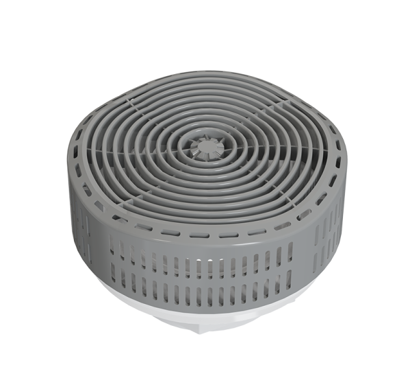 Compatible Spa Suction A-000000-02613 | Boospa Whirlpool and Circulation Component | Custom Gray Anti-Suction Skin Protection Suction