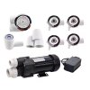 Hot Tub Whirlpool System GYS-001 | Wholesale | Freestanding Bathtub Whirlpool System Kit  – Includes Water Pump, 4 Water Jets, Suction Assembly, Check Valve Elbow, Tees, Reducers, and Connection Hoses
