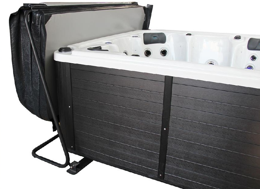 Aluminum spa cover lifter