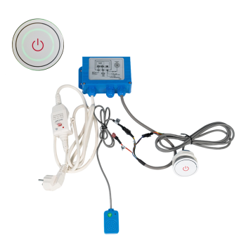 Hot Tub Control Kit PR-209H | Wholesale | Massage Bathtub Controller with Control Panel & Control Box – Manages Water Pump for Whirlpool and Spa Systems