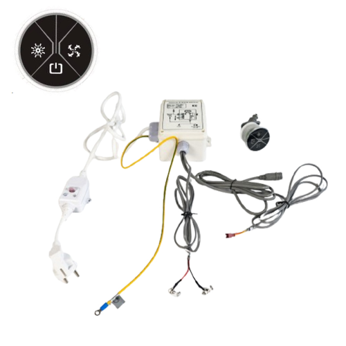 Hot Tub Control Kit PR-04 | Wholesale | Bathtub Controller System with Panel & Box – Manages Water Pump & Lighting for Whirlpool and Spa Installations