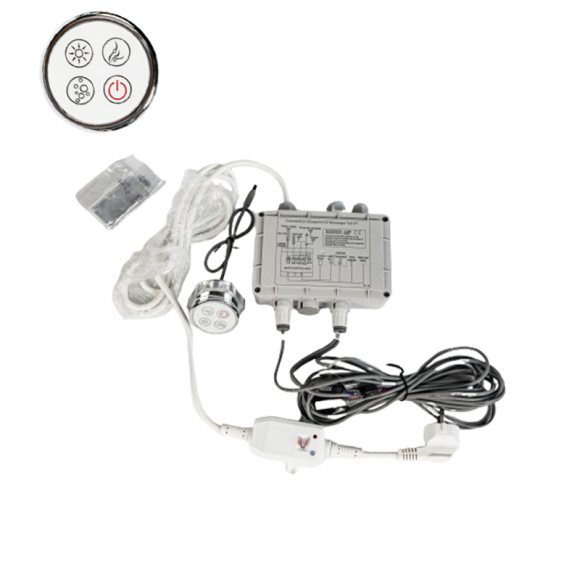 Hot Tub Control Kit H2806 | Wholesale | Bathtub Control System with Control Panel and Control Box – Manages Water Pump, Air Pump & Lighting Functions – Ideal for Spa Installations