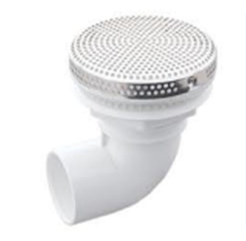 Bathtub Suction H-202C | Wholesale | 2" Stainless Steel Front Suction Fitting | Bulk Supply from Factory