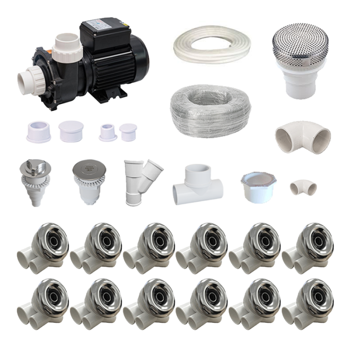 Bathtub Whirlpool System | Wholesale | Complete Water and Air Circulation System for Hot Tub | B2B Supply