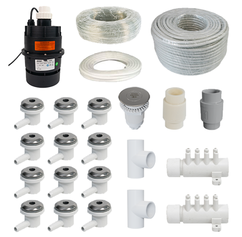 Bathtub Air System  AJ-S34 | Wholesale | Complete Air Massage Kit  for Hot Tub | Support OEM