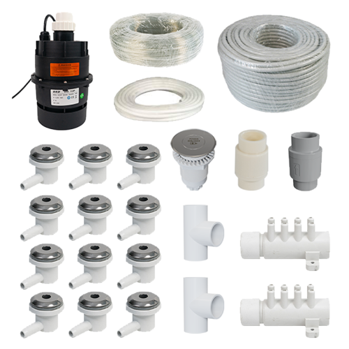 Bathtub Air System AJ-S34 | Wholesale | Complete Air Massage Kit for Hot Tub | Support OEM