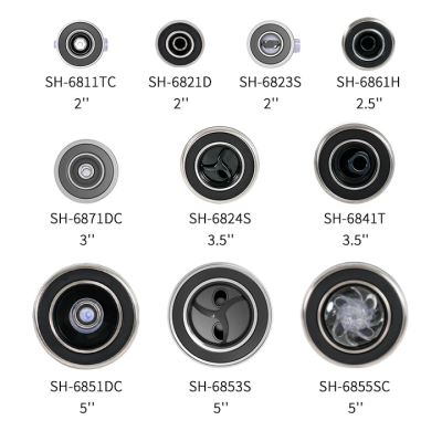 Spa Jet  SH Series | Wholesale | 304 Stainless Stee Air-Water Mixed Nozzle |  Factory Direct Supply