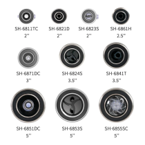 Spa Jet  SH Series | Wholesale | 304 Stainless Stee Air-Water Mixed Nozzle |  Factory Direct Supply