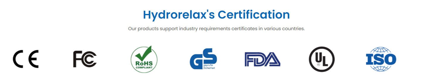 Hydrorelax Certification