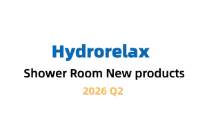 Hydrorelax Shower Room Hardware: Rollers, Slide Bars & Rainfall Shower Heads for Bulk Wholesale Supply
