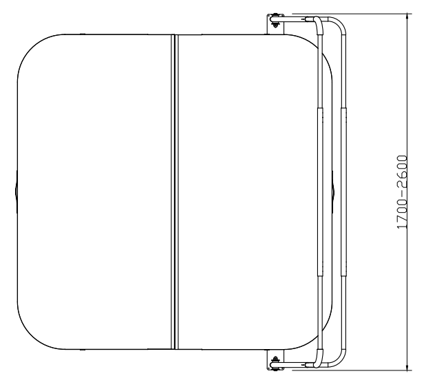 Spa Cover Lifter JZ007 Dimensions