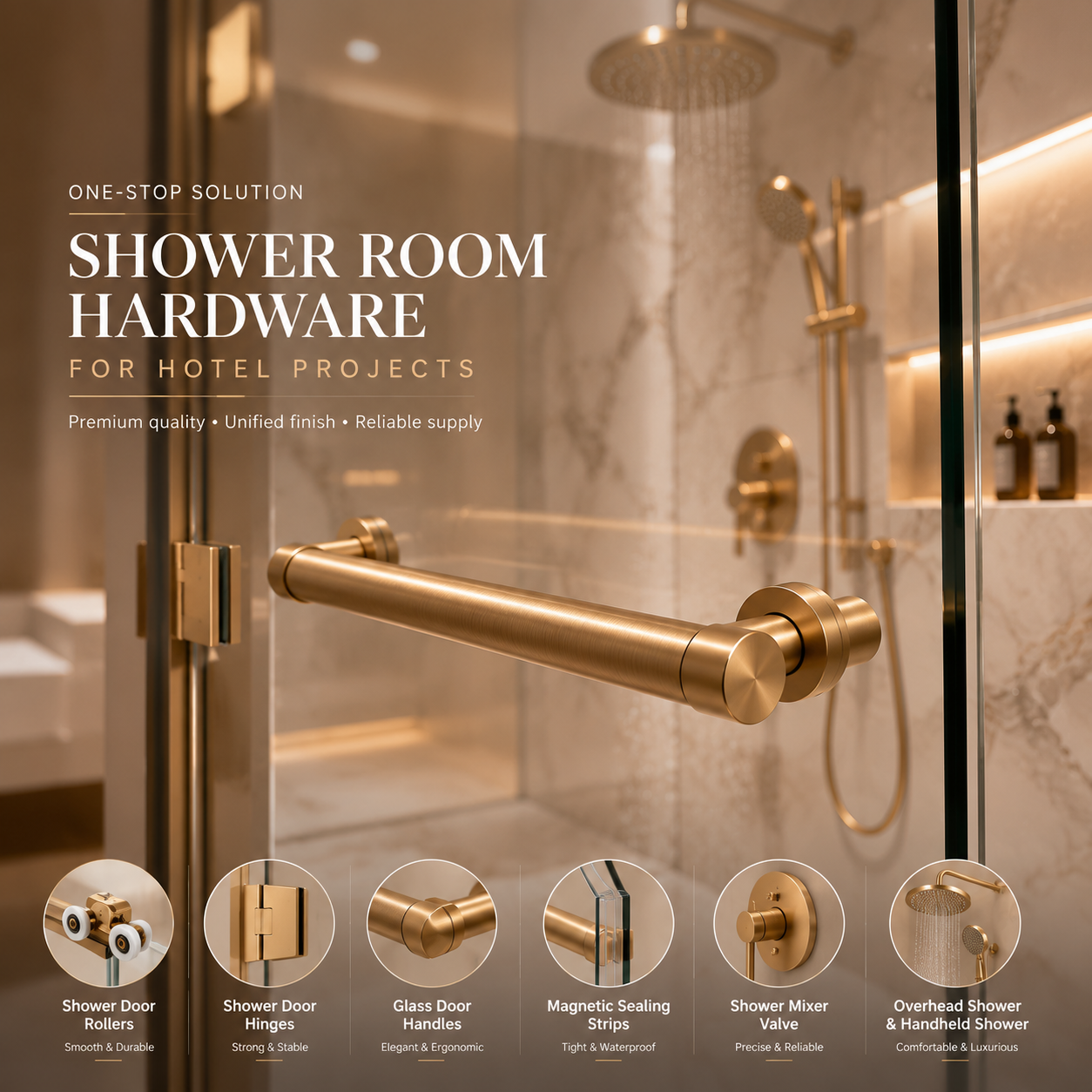 Hotel Commercial Shower Hardware Procurement Guide: Selection Strategy for High-Frequency Use