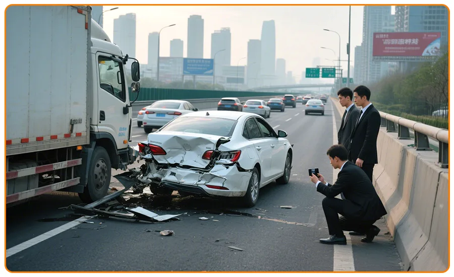 Road camera and driver warning used by a fleet