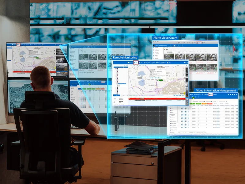 Fleet analytics dashboard showing vehicle data