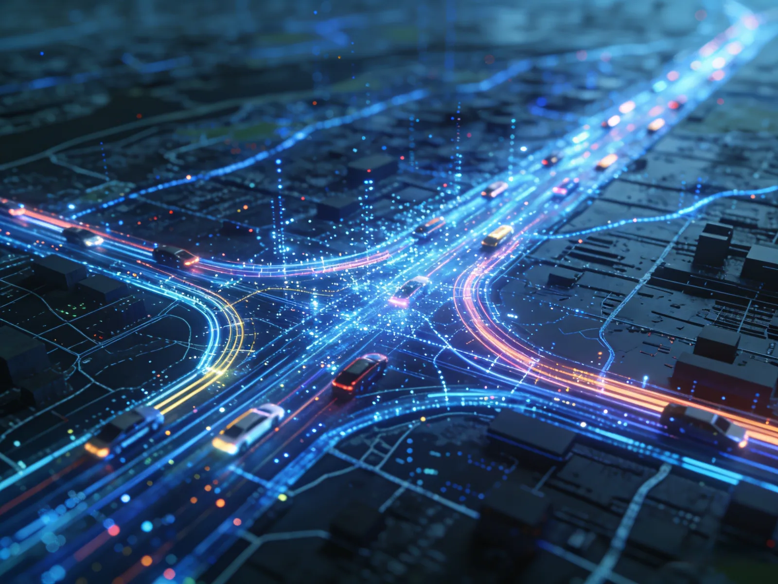 Fleet manager reviewing vehicle operating costs