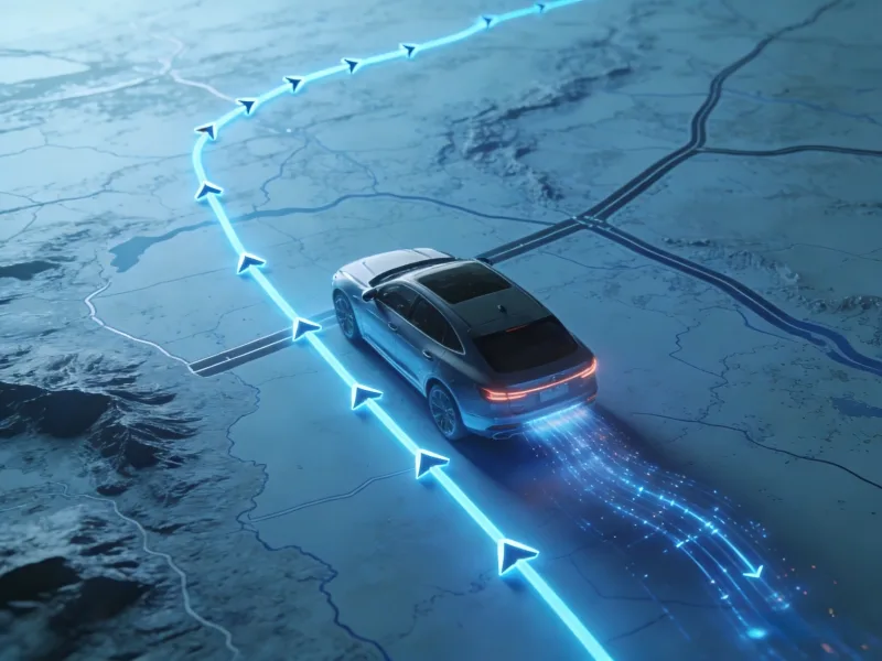 Fleet manager reviewing GPS vehicle locations