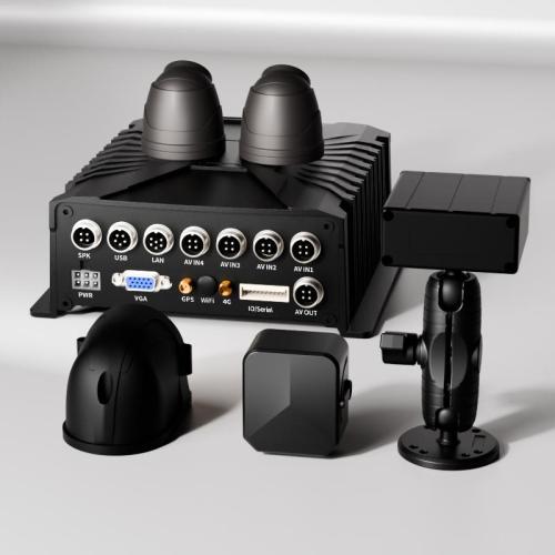 AI Passenger Counter (APC) | 8CH MDVR With 2CH APC & DMS & ADAS & BSD | PC37 | Kit for Commercial Vehicle Fleets