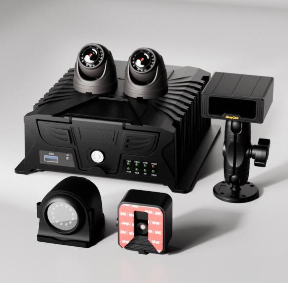 AI Passenger Counter (APC) | 8CH MDVR With 2CH APC & DMS & ADAS & BSD | PC37 | Kit for Commercial Vehicle Fleets