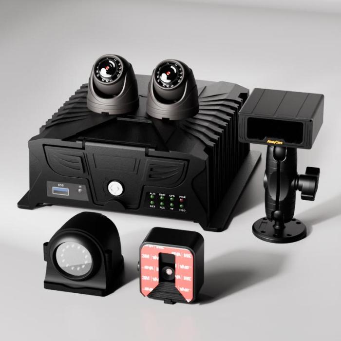 AI Passenger Counter (APC) | 8CH MDVR With 2CH APC & DMS & ADAS & BSD | PC37 | Kit for Commercial Vehicle Fleets