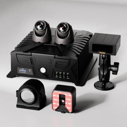 AI Passenger Counter (APC) | 8CH MDVR With 2CH APC & DMS & ADAS & BSD | PC37 | Kit for Commercial Vehicle Fleets