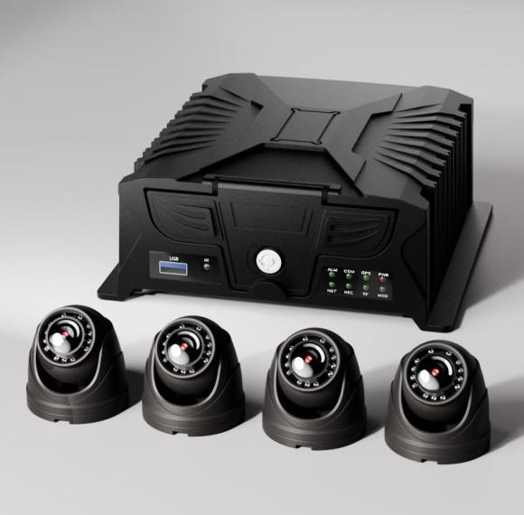 AI Passenger Counter (APC) | 4CH MDVR with 4CH APC | PC28 | Kit for Commercial Vehicle Fleets