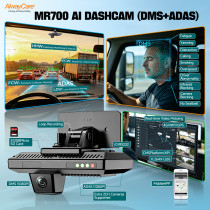 MR700 AI Dashcam with ADAS and DMS for Fleets