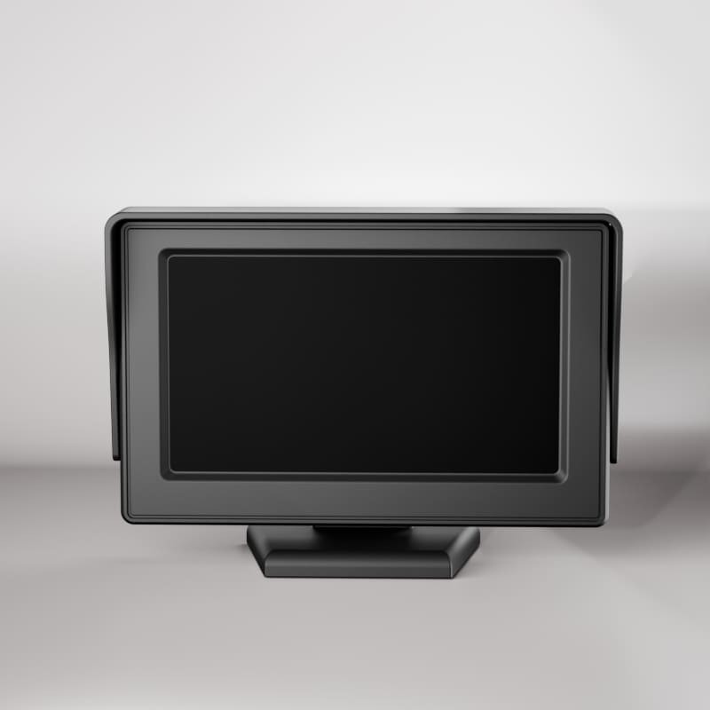 DP970 4.3-inch vehicle monitor white background product image